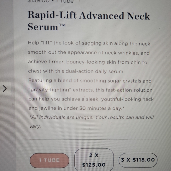 New Beverly Hills Rapid Lift Advanced Neck Serum 5 Pieces - Picture 5 of 7